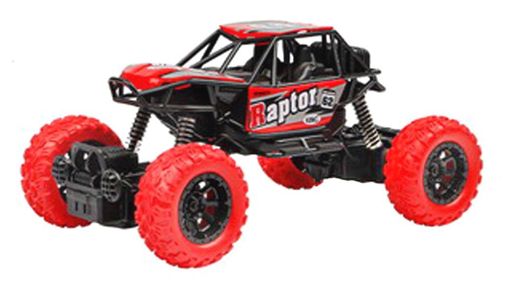 kidsbazars.com Remote-controlled car Monster Truck off-road car, red, scale 1:18