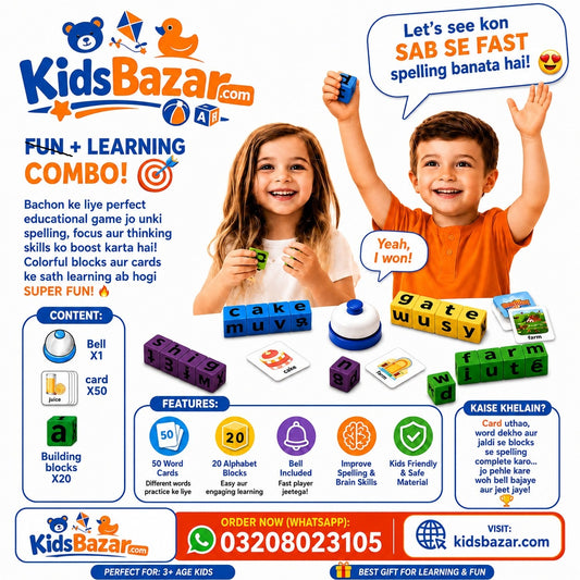 kidsbazars.com Alphabet ABC Word Spelling Game for Kids | Fun Learning Toy