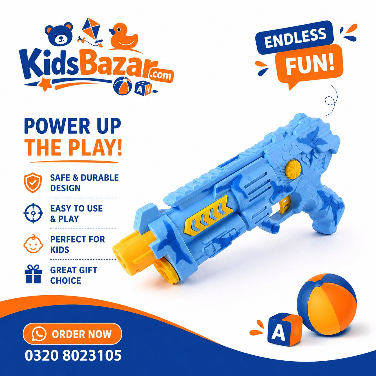 kidsbazars.com Marksman Combat Water Orbeez & Soft Bullet Dart Shooter_Action Play Toy Kids Action Toys