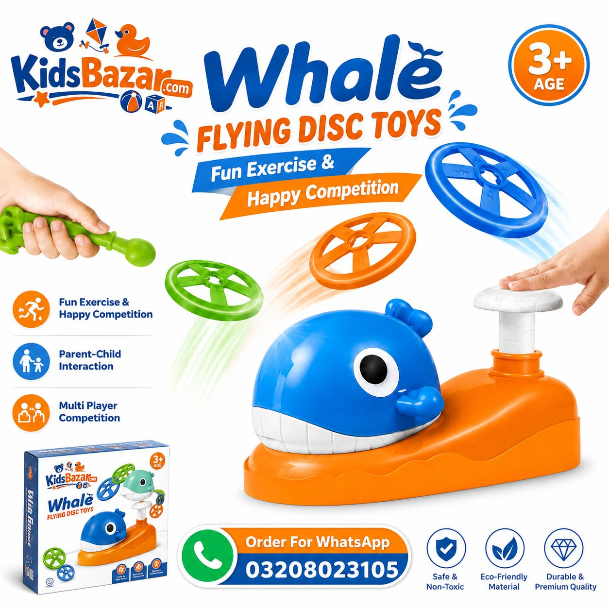 kidsbazars.com Kids Whale Flying Game – Fun Adventure Flying Game for Children