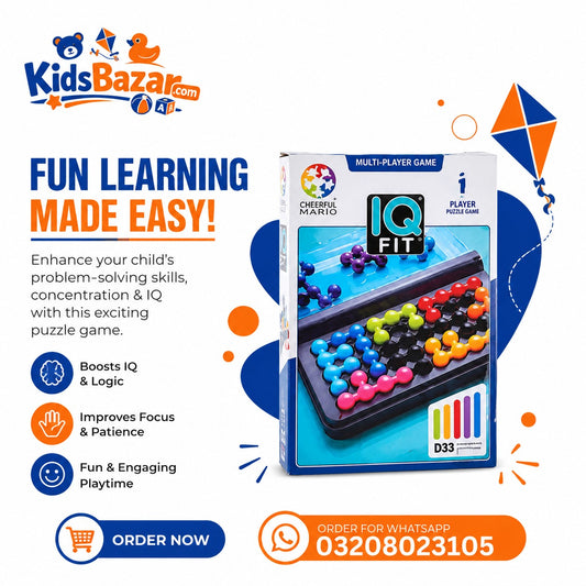 kidsbazars.com 3D IQ Brain Puzzle Game for Kids 120 Challenges (IQ21-3)