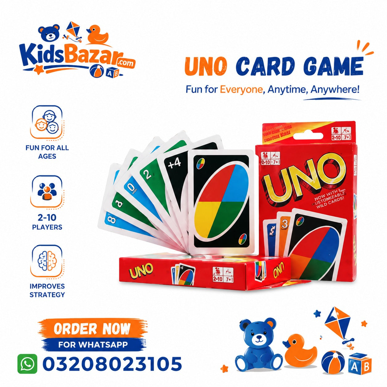kidsbazars.com UNO Card Game – Play Fun & Classic Family Game Online