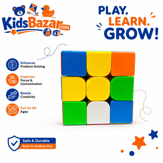 kidsbazars.com QiYi AI 3x3 Smart Cube (Magnetic) – Bluetooth Speed Cube for Kids & Beginners