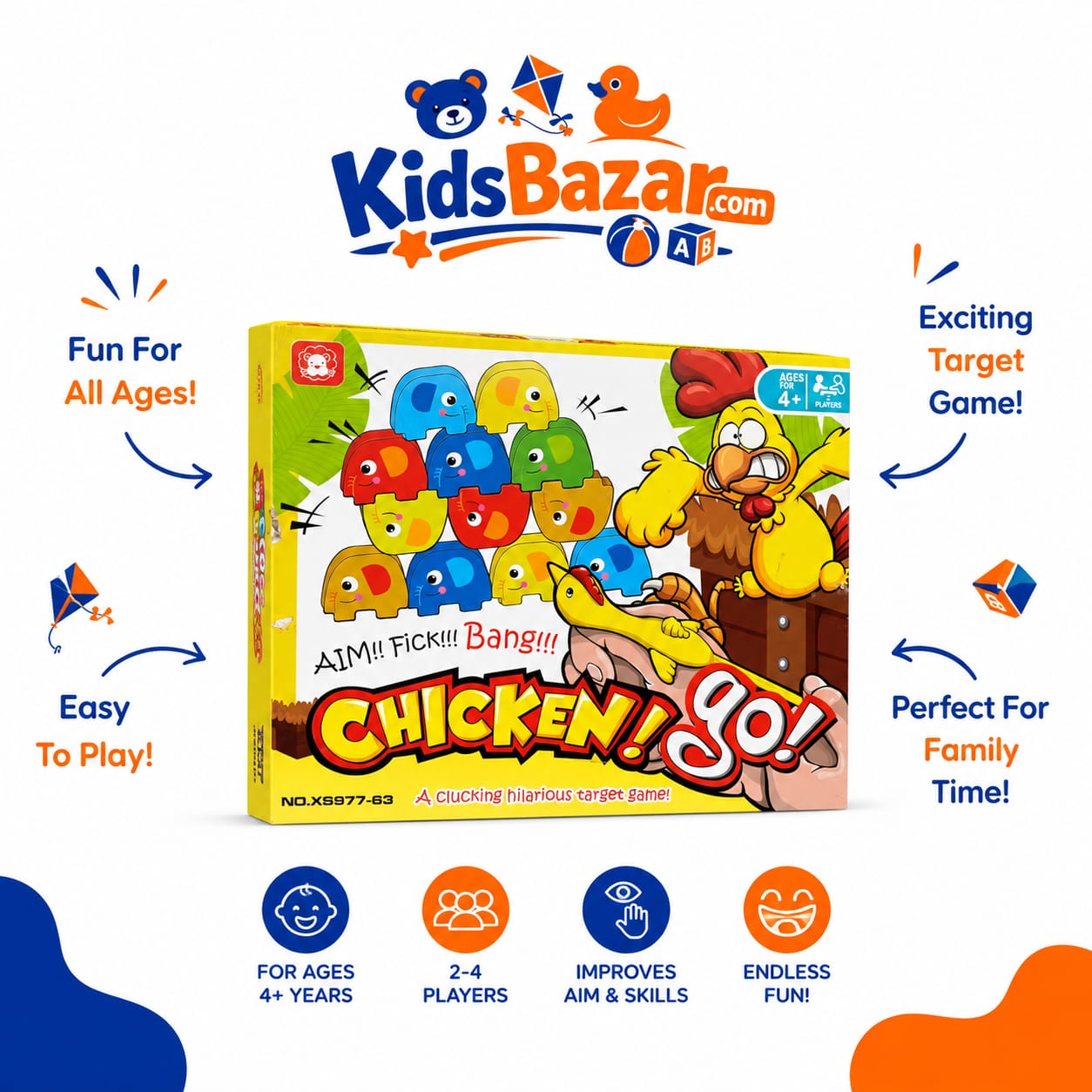 kidsbazars.com Chicken Go Toy | Fun & Interactive Toy for Kids – KidsBazars