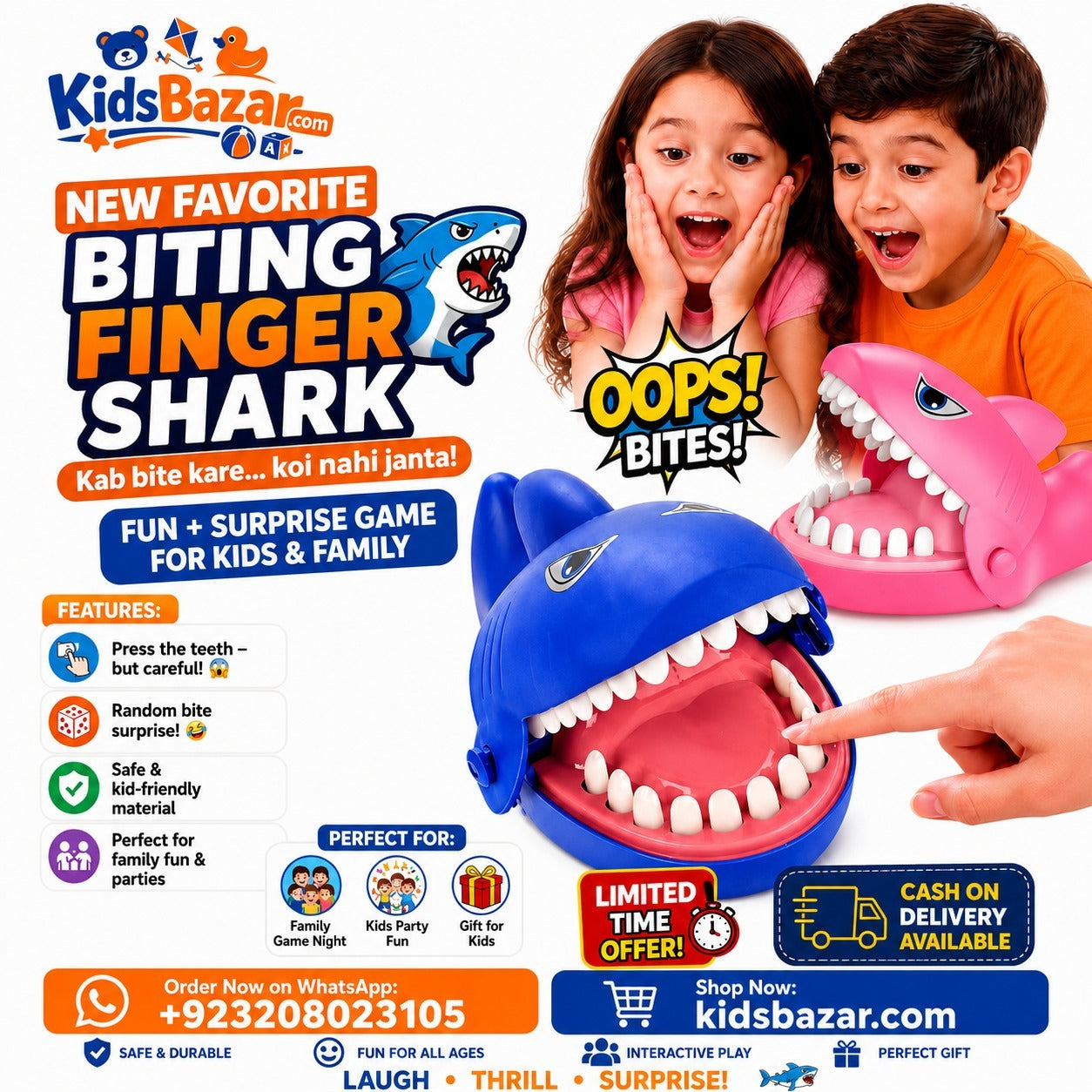 kidsbazars.com Biting Shark Game – Fun & Exciting Kids Toy Online