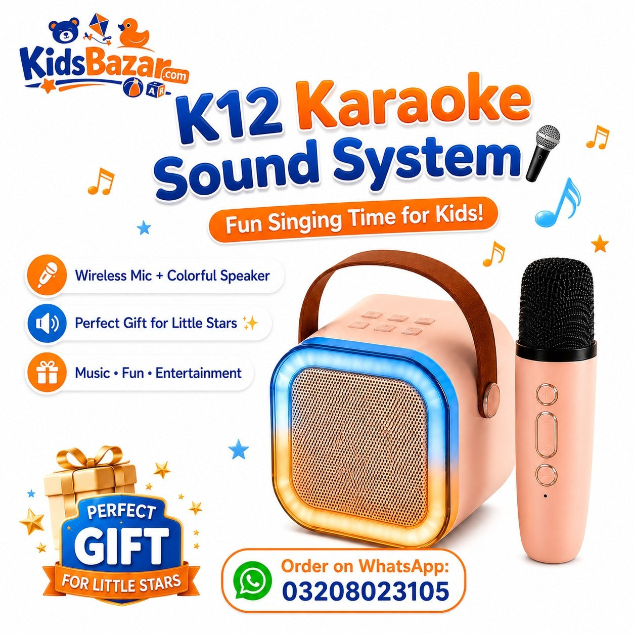 kidsbazars.com Speaker Mini – Powerful Sound in a Small Size