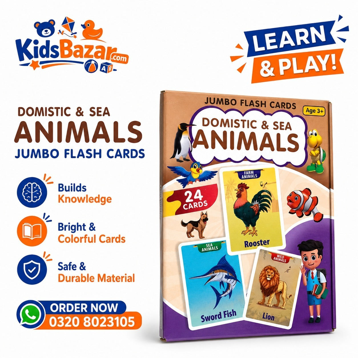 kidsbzars.com Sight Words Flash Cards for Kids – Easy Learning Fun
