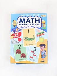 kidsbazars.com Math Jumbo Flash Cards – Fun Learning for Kids