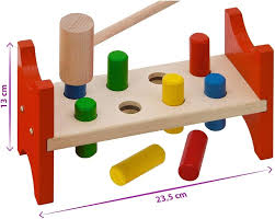 kidsbazars.com Strike the Wooden Hammer | Premium Educational Wooden Toys for Kids