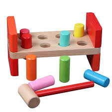 kidsbazars.com Strike the Wooden Hammer | Premium Educational Wooden Toys for Kids