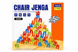 kidsbazars.com Chair Jenga Game – Fun Stacking Balance Toy for Kids & Family