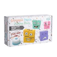 kidsbazars.com Expression Puzzle Building Blocks – Smart Learning Toys for Kids