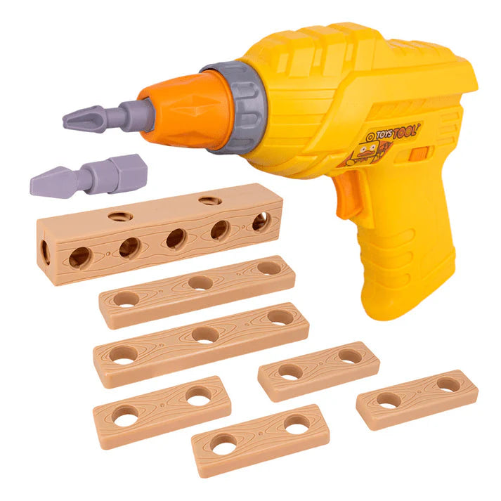 kidsbazars.com Electric Toy Drill Toy Set for Kids – Battery Operated Pretend Play Tool Kit