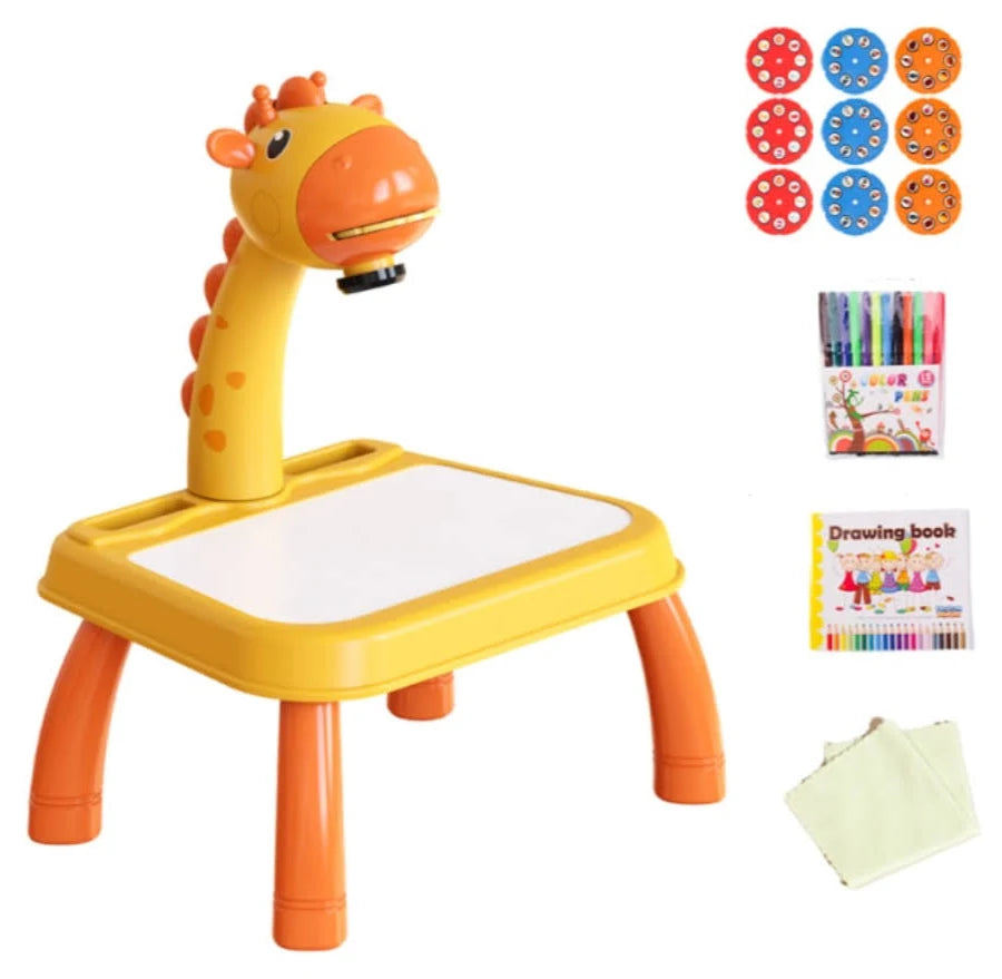 kidsbazars.com 3 In 1 Kids Drawing Projector Table (Random Color)